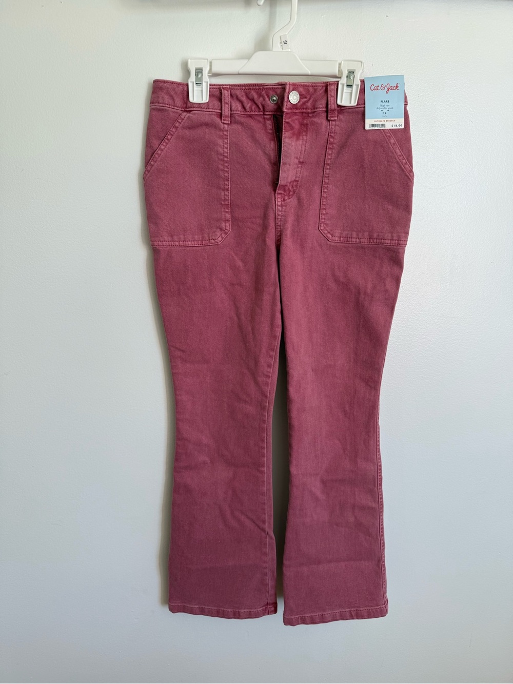 Cat & Jack Dusty Rose Flare Jeans